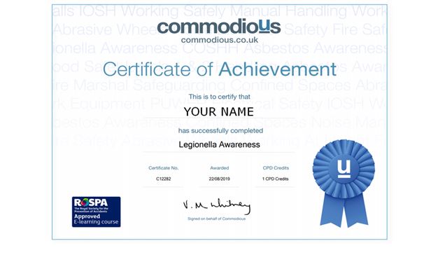 ROSPA Certificate